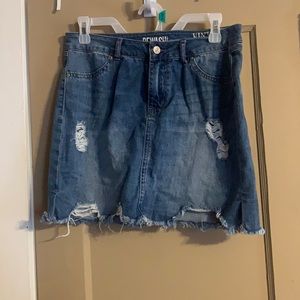 Denim Mini Skirt